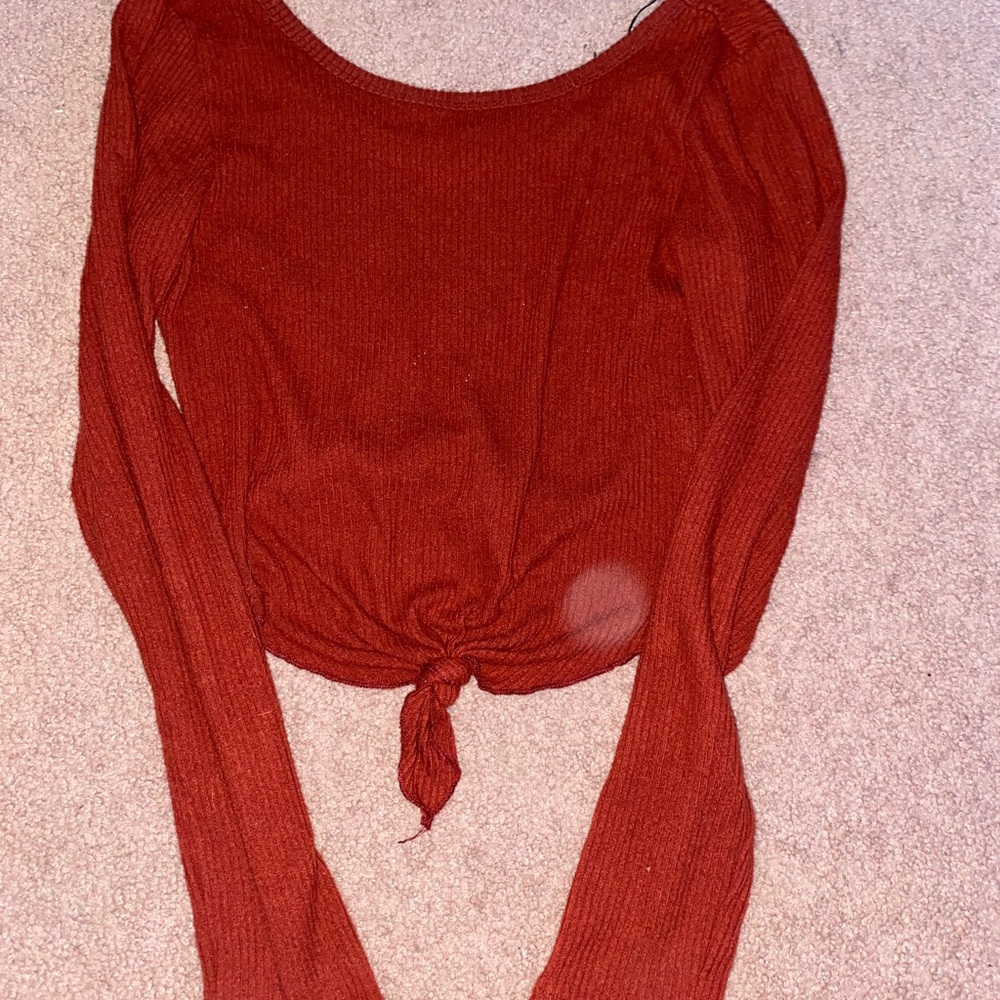 red long sleeve shirt!